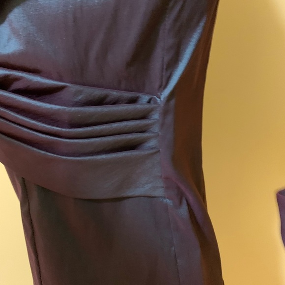 Samuel Dong v neck satin top with fold detail neckline NWT - Picture 4 of 16